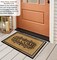 Gardenised Heavy Duty Coco Coir Doormat Non Slip PVC Baking Embossed Welcome Design Natural Coconut Fiber Floor Mat for Front Door Porch Patio Entryway Garage Mudroom & Outdoor Use 18x30"